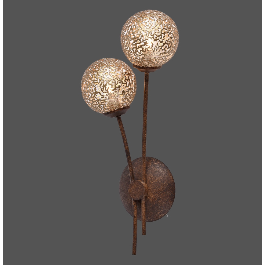Paul Neuhaus 9032-48 - Nástenná lampa GRETA 2xG9/40W/230V