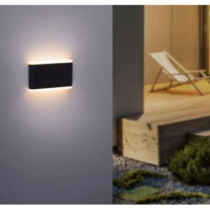 Paul Neuhaus 9483-13 - LED Vonkajšie nástenné svietidlo ELSA 2xLED/5,4W/230V IP65