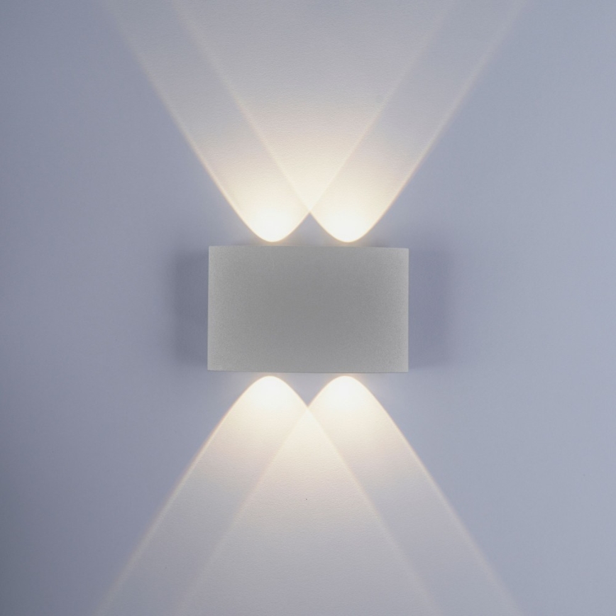 Paul Neuhaus 9487-21 - LED Vonkajšie nástenné svietidlo CARLO 4xLED/0,8W/230V IP54