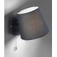 Paul Neuhaus 9539-18 - Nástenná lampa MIRIAM 1xE27/60W/230V čierna