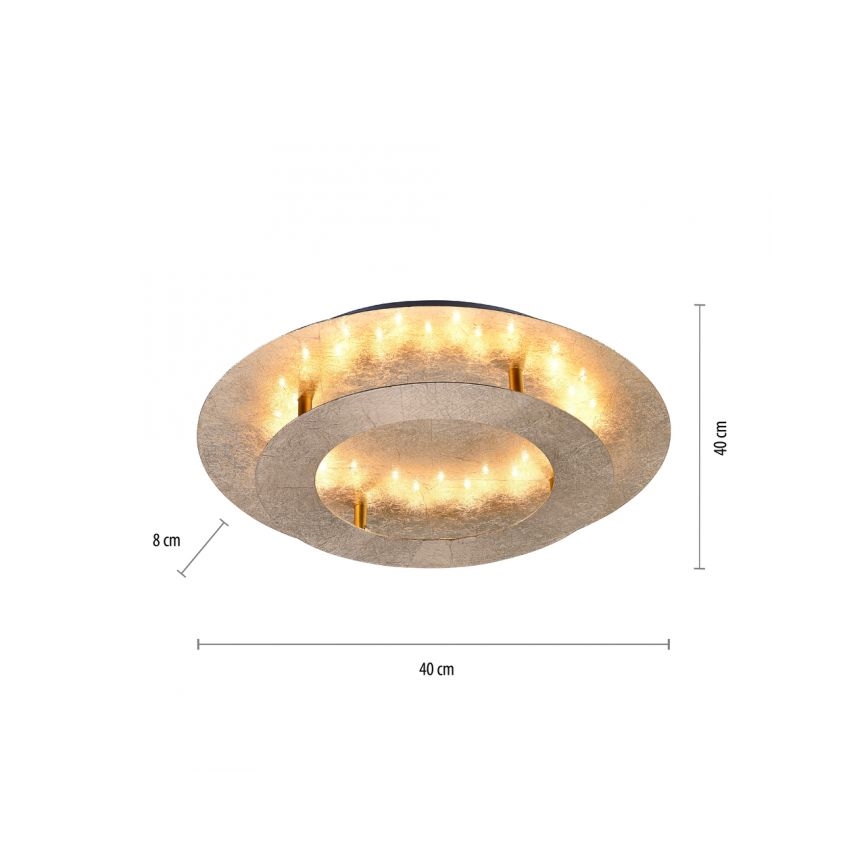 Paul Neuhaus 9620-12 - LED Stropné svietidlo NEVIS LED/18W/230V zlatá