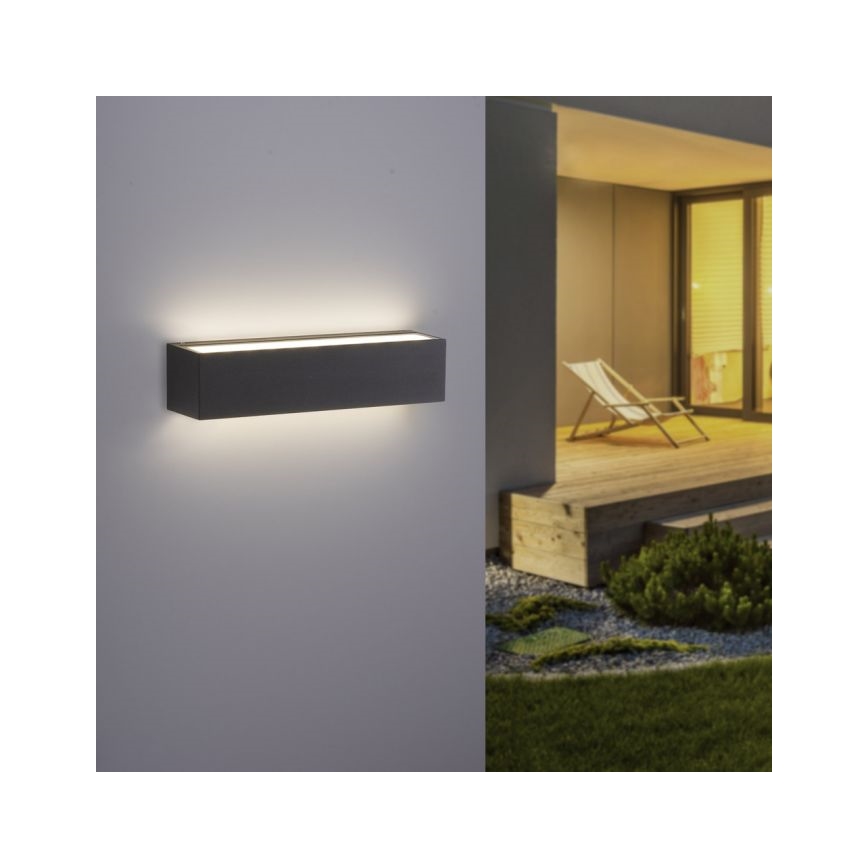 Paul Neuhaus 9675-13 - LED Vonkajšie nástenné svietidlo ROBERT 2xLED/9W/230V IP65