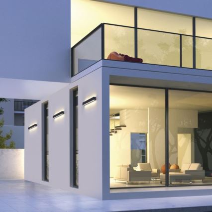 Paul Neuhaus 9676-13-LED Vonkajšie nástenné svietidlo ROBERT 2xLED/18,5W/230V IP65