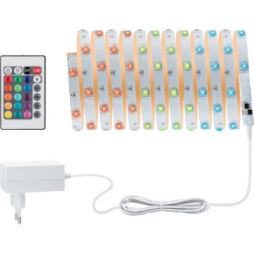 Paulmann 3988 - LED RGBW/13W Stmievateľný pás TIP 5 m 230V + diaľkové ovládanie