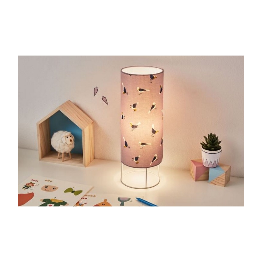 Paulmann 48044 - 1xE14/20W Detská stolná lampa CUTE BIRD 230V