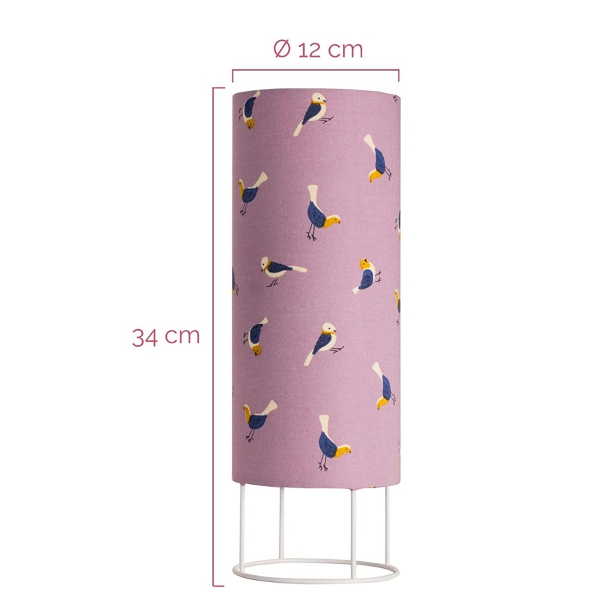 Paulmann 48044 - 1xE14/20W Detská stolná lampa CUTE BIRD 230V