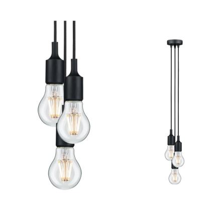 Paulmann 50382 - 3xE27/60W Napájací kábel KETIL 230V