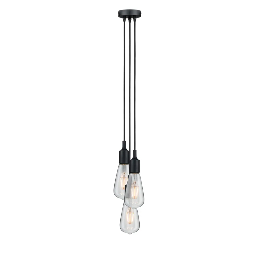 Paulmann 50382 - 3xE27/60W Napájací kábel KETIL 230V
