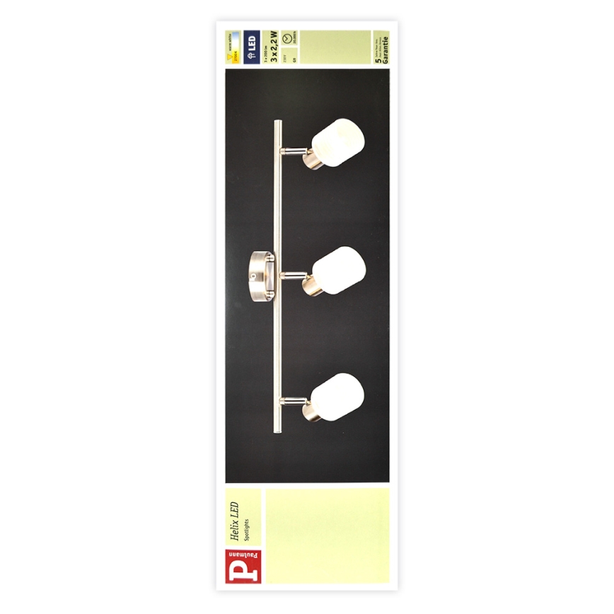 Paulmann 60200 - 3xLED-G9/2,2W Bodové svietidlo HELIX 230V