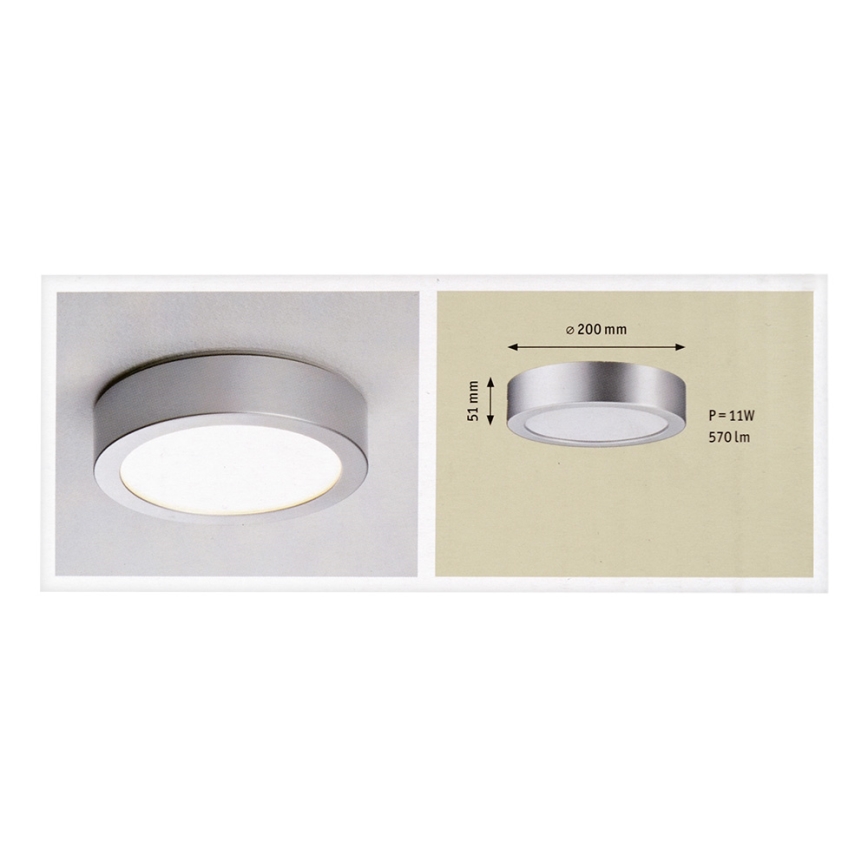 Paulmann 70388 - LED Stropné svietidlo ORBIT LED/11W/230V