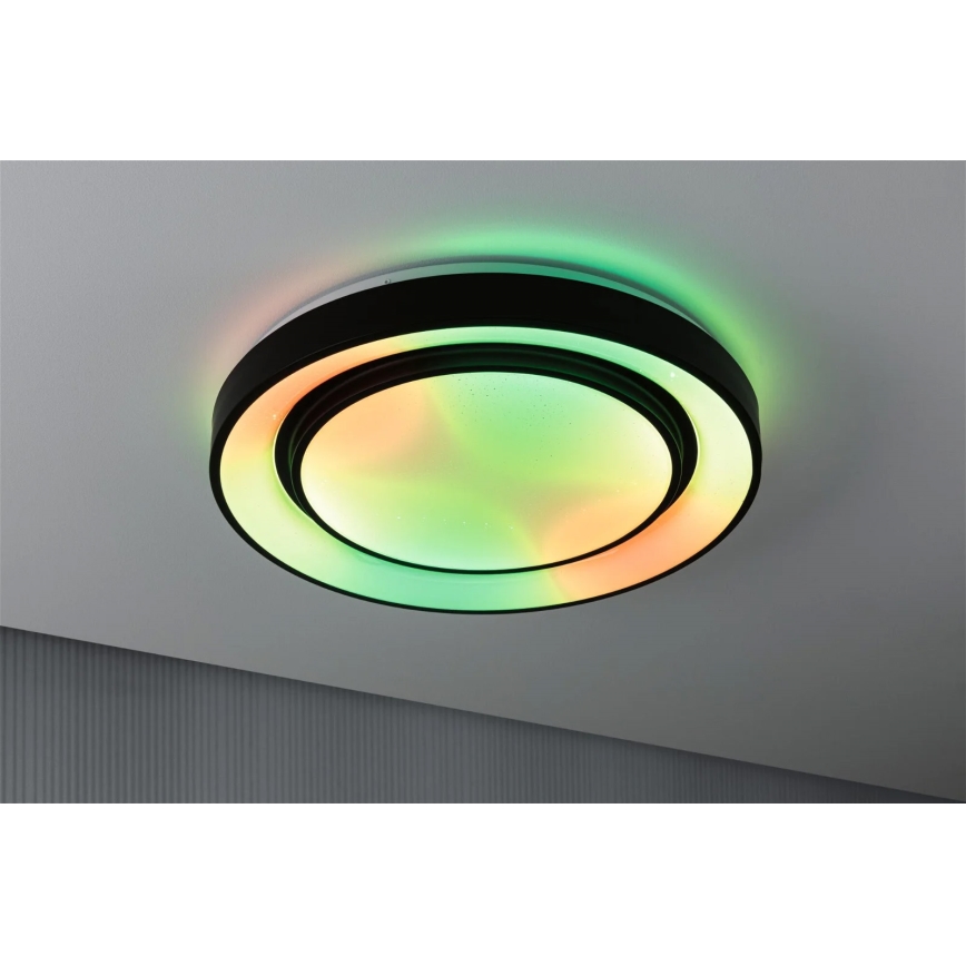 Paulmann 70545 - LED RGBW/38,5W Stmievateľné stropné svietidlo RAINBOW 230V 3000-6500K + diaľkové ovládanie
