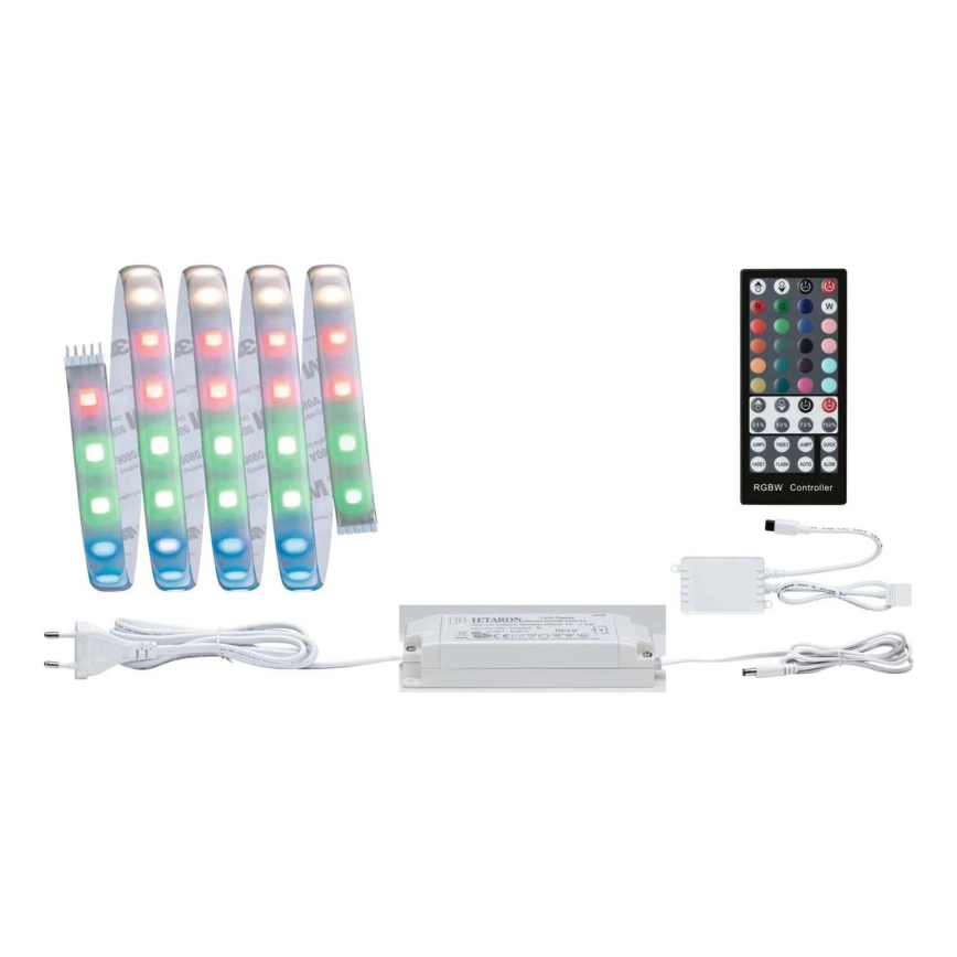Paulmann 70627 - LED RGB/18W IP44 Stmievateľný kúpeľňový pásik MAXLED 1,5 m 230V + diaľkové ovládanie