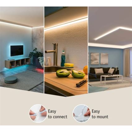 Paulmann 70665 - LED/18W IP44 Stmievateľný kúpeľňový pásik MAXLED 3 m 6500K 230V