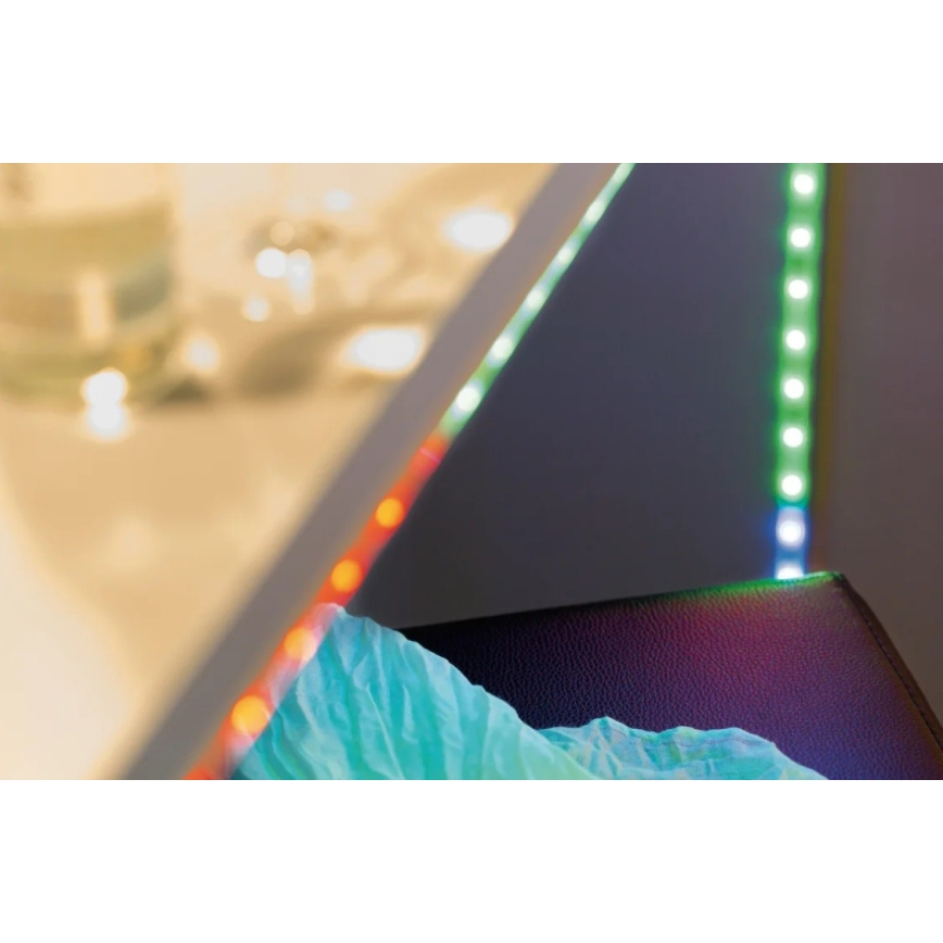 Paulmann 70697 - LED RGBW/10,5W Stmievateľný pásik DIGITAL 4,8m 230V + diaľkové ovládanie