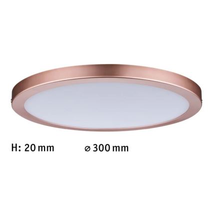 Paulmann 70872 - LED/22W Stmievateľný panel ATRIA 230V 2700K rose gold