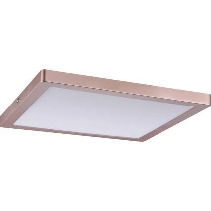 Paulmann 70873 - LED/24W Stmievateľný panel ATRIA 230V 2700K 30x30 cm rose gold