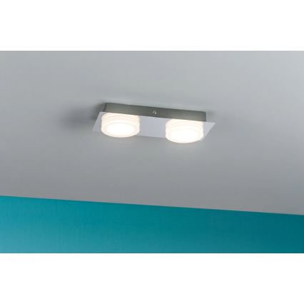 Paulmann 70883 - 2xLED/4,7W IP23 Kúpeľňové nástenné svietidlo DORADUS 230V