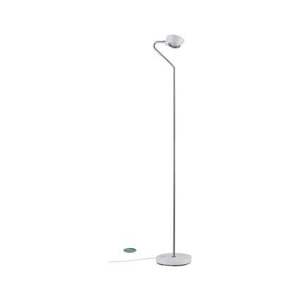 Paulmann 70920 - LED/7,5W Stmievateľná stojacia lampa RAMOS 230V biela/lesklý chróm