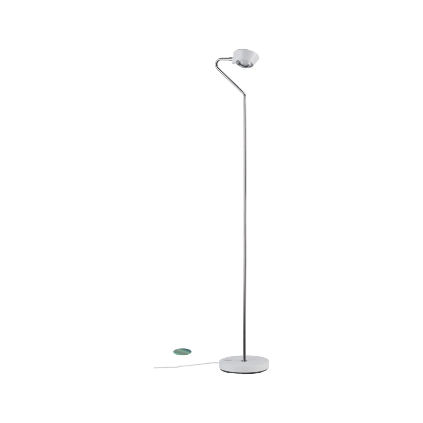 Paulmann 70920 - LED/7,5W Stmievateľná stojacia lampa RAMOS 230V biela/lesklý chróm
