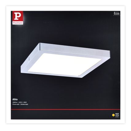 Paulmann 70982 - LED/22W Stropné svietidlo ABIA 230V