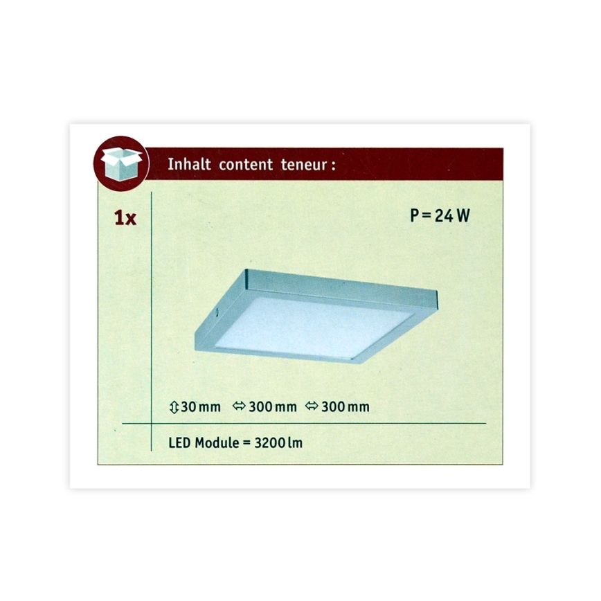 Paulmann 70982 - LED/22W Stropné svietidlo ABIA 230V