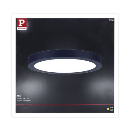 Paulmann 70986  - LED/22W Stropné svietidlo ABIA 230V tmavo modrá