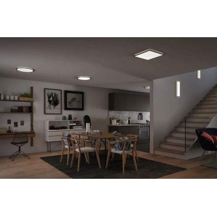 Paulmann 70991 - LED/16W Panel prisadený ATRIA 230V 3000K pr. 29,3 cm matný chróm