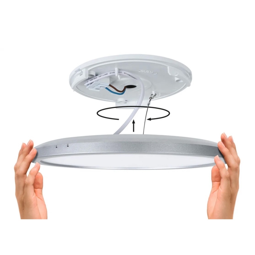 Paulmann 70991 - LED/16W Panel prisadený ATRIA 230V 3000K pr. 29,3 cm matný chróm