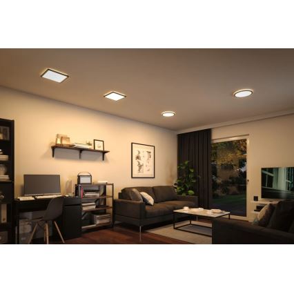 Paulmann 70997 - LED/11,2W Panel prisadený ATRIA 230V 3000K pr. 19 cm čierna