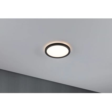 Paulmann 70997 - LED/11,2W Panel prisadený ATRIA 230V 3000K pr. 19 cm čierna