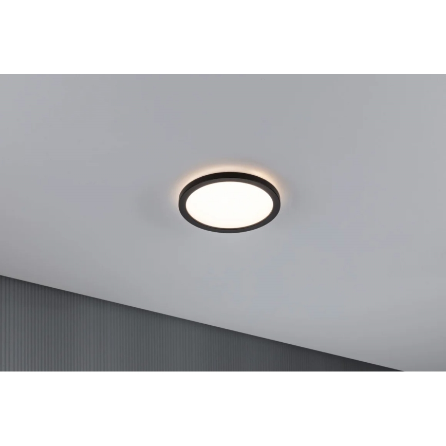 Paulmann 70997 - LED/11,2W Panel prisadený ATRIA 230V 3000K pr. 19 cm čierna