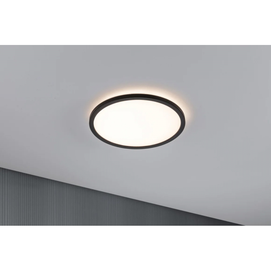 Paulmann 70998 - LED/16W Panel prisadený ATRIA 230V 3000K pr. 29,3 cm čierna