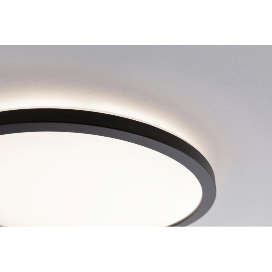 Paulmann 70998 - LED/16W Panel prisadený ATRIA 230V 3000K pr. 29,3 cm čierna