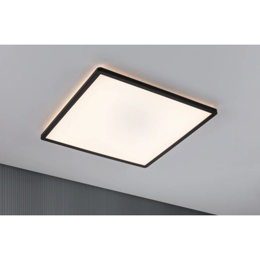 Paulmann 71002 - LED/22W Stmievateľný panel ATRIA 230V 3000K 42x42 cm čierna