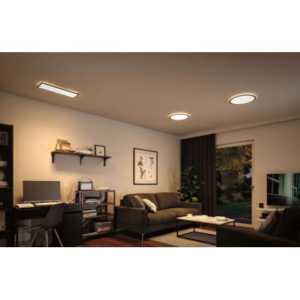 Paulmann 71002 - LED/22W Stmievateľný panel ATRIA 230V 3000K 42x42 cm čierna