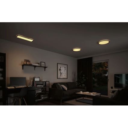 Paulmann 71002 - LED/22W Stmievateľný panel ATRIA 230V 3000K 42x42 cm čierna