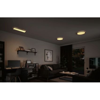 Paulmann 71002 - LED/22W Stmievateľný panel ATRIA 230V 3000K čierna