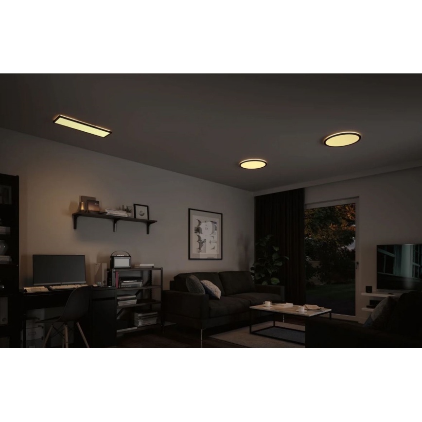 Paulmann 71002 - LED/22W Stmievateľný panel ATRIA 230V 3000K 42x42 cm čierna
