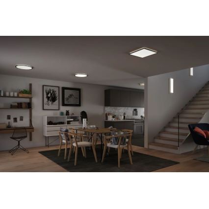 Paulmann 71009 - LED/22W Stmievateľný panel ATRIA 230V 4000K matný chróm