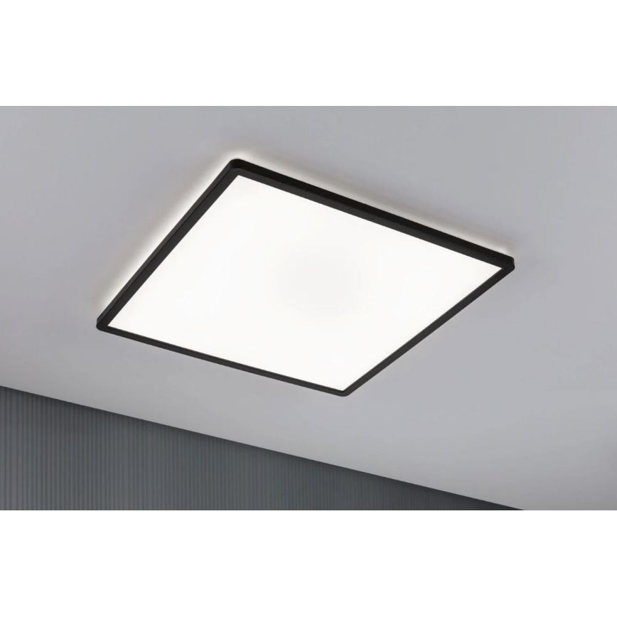 Paulmann 71016 - LED/22W Stmievateľný panel ATRIA 230V 4000K 42x42 cm čierna