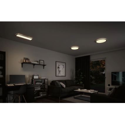 Paulmann 71016 - LED/22W Stmievateľný panel ATRIA 230V 4000K 42x42 cm čierna