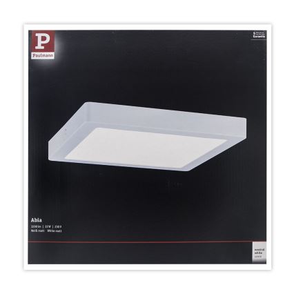 Paulmann 71022 - LED/22W Stropné svietidlo ABIA 230V biela