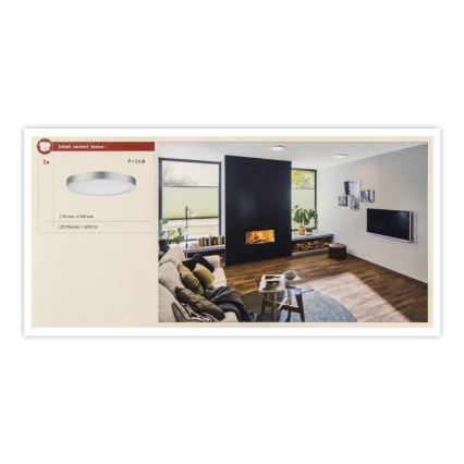 Paulmann 71023 - LED/22W Stropné svietidlo ABIA 230V matný chróm