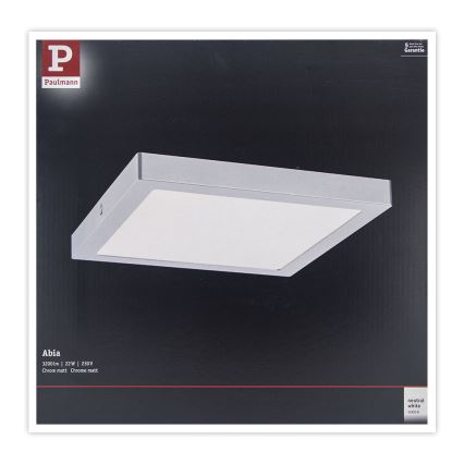 Paulmann 71024 - LED/22W Stropné svietidlo ABIA 230V matný chróm