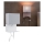 Paulmann 78913 - LED/2,5W + 1xE27/40W Nástenné svietidlo s poličkou a USB MERANI 230V biela