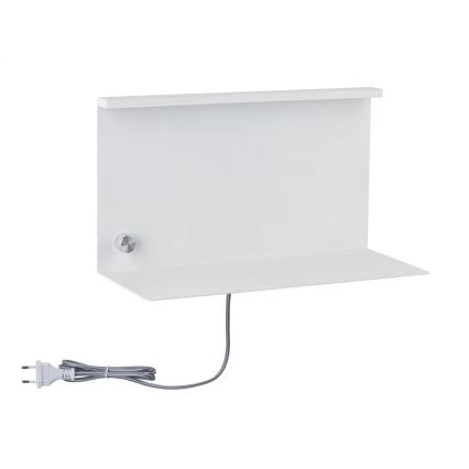 Paulmann 78916 - LED/4,5W Stmievateľné svietidlo s poličkou a USB JARINA 230V biela