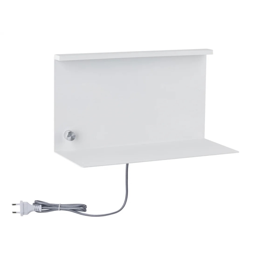 Paulmann 78916 - LED/4,5W Stmievateľné svietidlo s poličkou a USB JARINA 230V biela