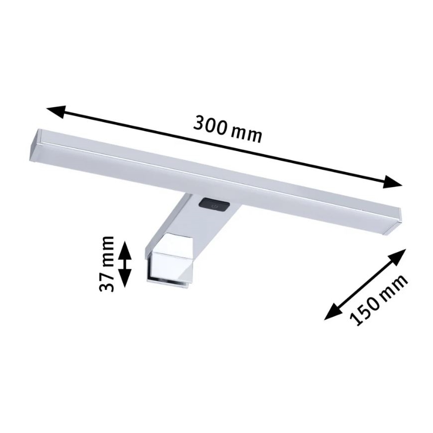 Paulmann 78950 - LED/3,7W IP44 Kúpeľňové osvetlenie zrkadla SELO 2700-6500K 230V