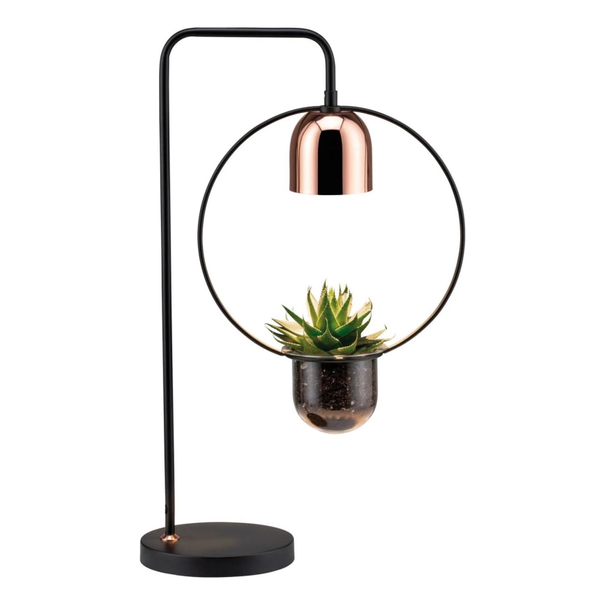 Paulmann 79746 - 1xGU10/20W Stolná lampa FANJA 230V dymová