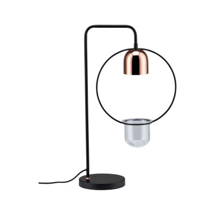 Paulmann 79746 - 1xGU10/20W Stolná lampa FANJA 230V dymová